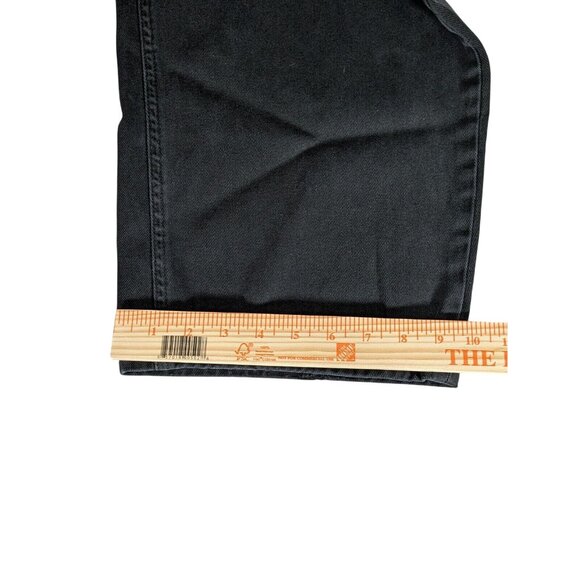 Sean John Mens Black Denim Jeans 48x28 Baggy Hip Hop Y2K Wide Straight Leg - Picture 6 of 16